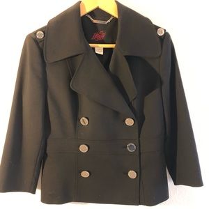 White House black market cropped jacket black M